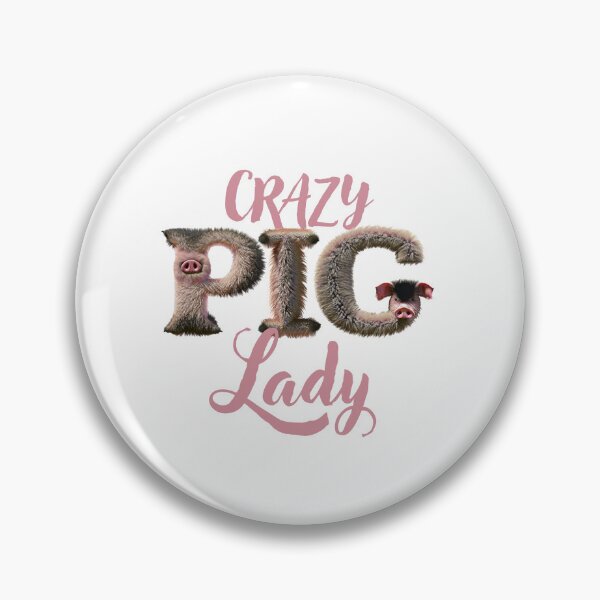 Item preview, Crazy pig lady (with realistic pig snout) designed and sold by jazzydevil.