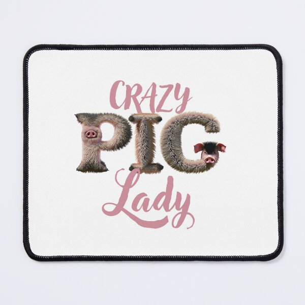 Item preview, Crazy pig lady (with realistic pig snout) designed and sold by jazzydevil.