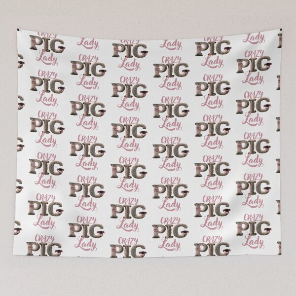 Item preview, Crazy pig lady (with realistic pig snout) designed and sold by jazzydevil.