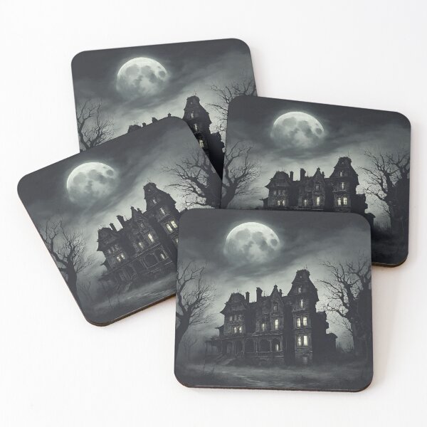 Item preview, Moonlit Manor of Shadows designed and sold by cozycozyart.