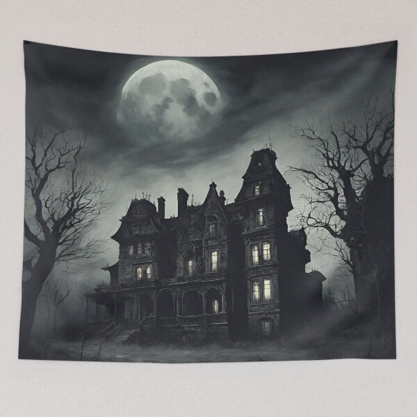 Item preview, Moonlit Manor of Shadows designed and sold by cozycozyart.