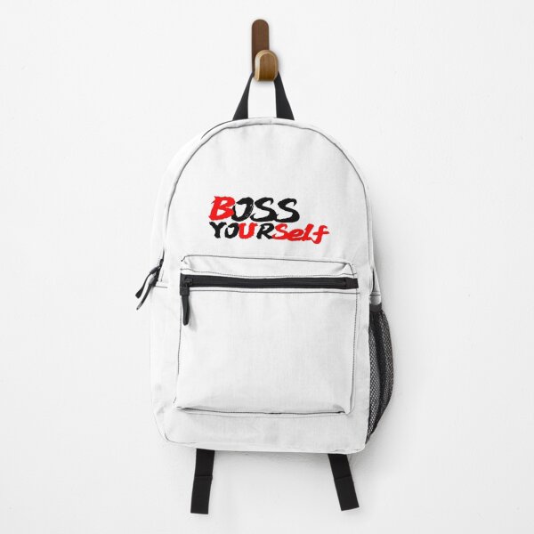 Item preview, "BOSS YOURSELF" slogan handwriting text graphic designed and sold by BrotherQY.