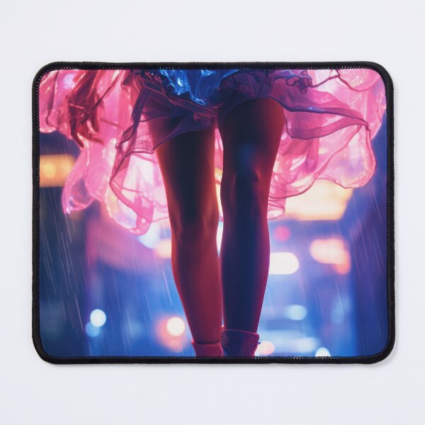 Item preview, Girl Dancer in Cyberpunk Neon Lights designed and sold by VisionDuke.