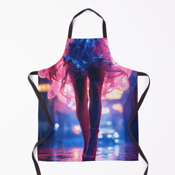 Item preview, Girl Dancer in Cyberpunk Neon Lights designed and sold by VisionDuke.
