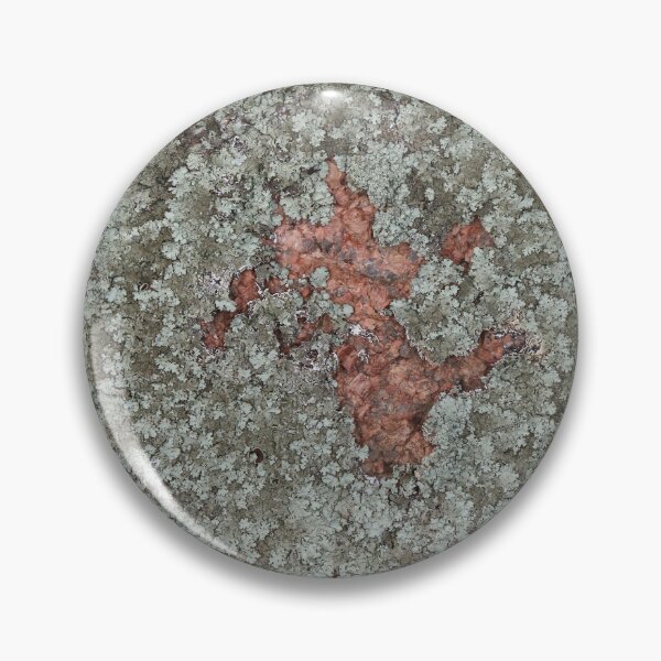 Item preview, Lichen on Red Textured Stone designed and sold by Honey Myrtle Studio.