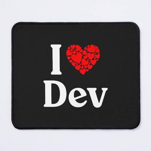 Aperçu de l'œuvre Dev Heart - J'aime Dev créée et vendue par MiraclePitts.