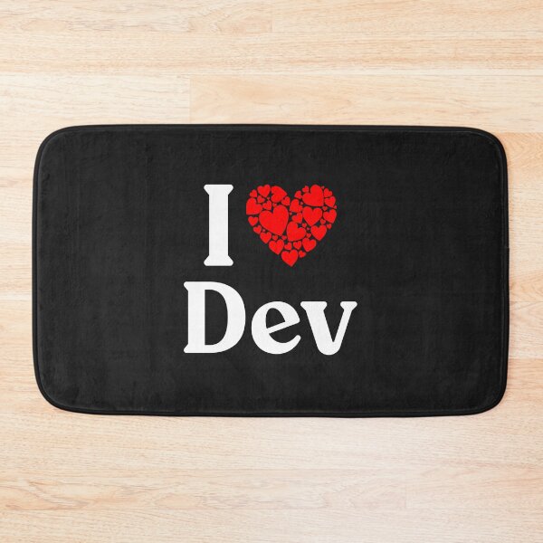 Item preview, Dev Heart - I Love Dev designed and sold by MiraclePitts.