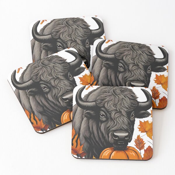 Item preview, Buffalo Enjoying Fall designed and sold by lmmarshall.