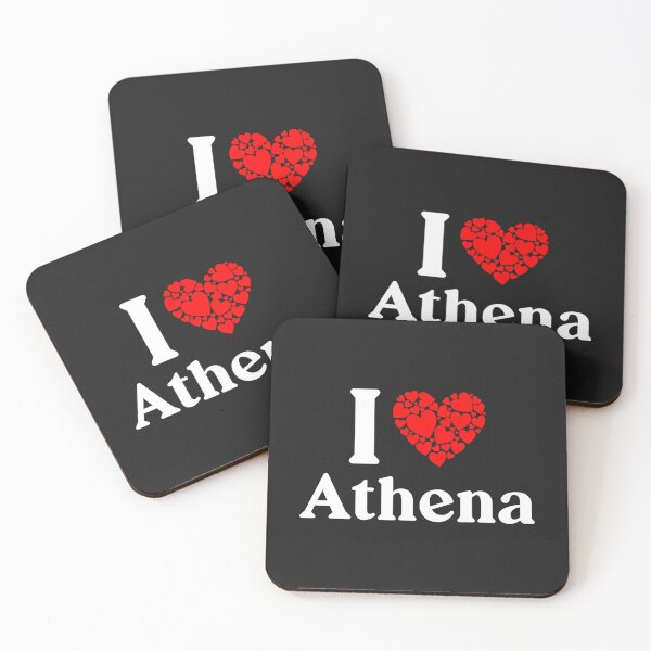 Item preview, Athena Heart - I Love Athena designed and sold by MiraclePitts.
