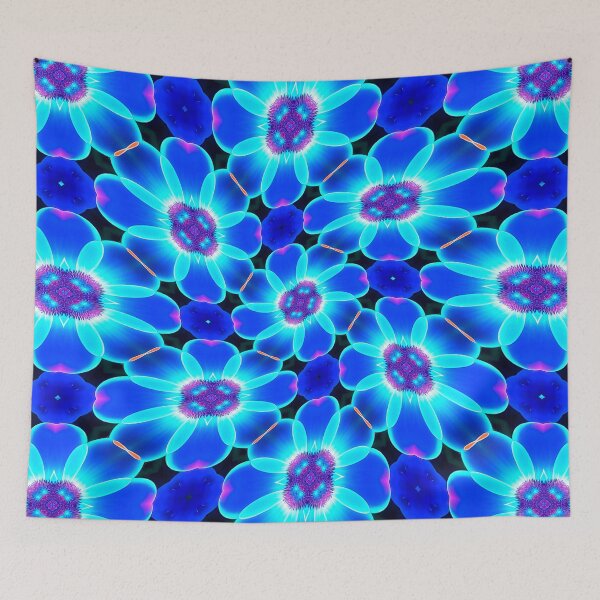 Item preview, Vivid Blue Flowers designed and sold by Patternflower.