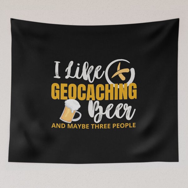 Item preview, Geocaching, beer and maybe three people designed and sold by portrait4you.