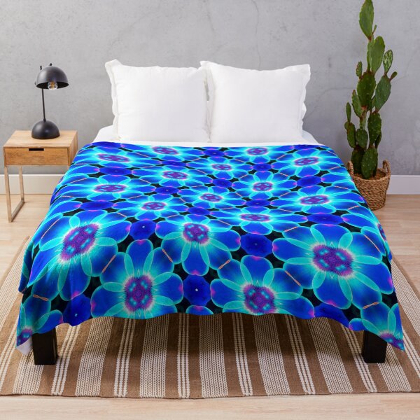 Item preview, Vivid Blue Flowers designed and sold by Patternflower.