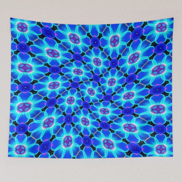 Item preview, Vivid Blue Flowers designed and sold by Patternflower.