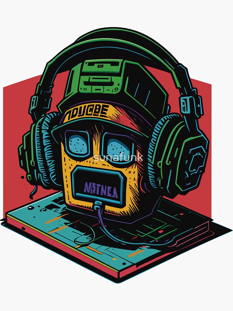 futuristic robot Sticker by sunafunk