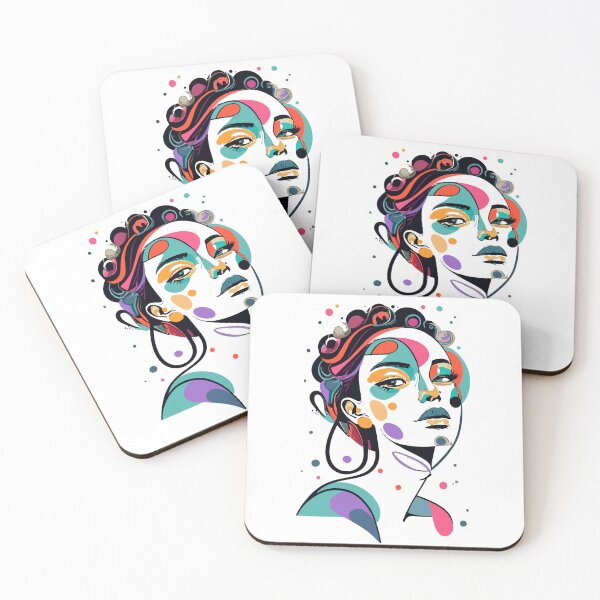 Item preview, Colorful chaos sensual girl expression designed and sold by TeeTokDesign.