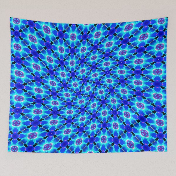 Item preview, Vivid Blue Flowers designed and sold by Patternflower.