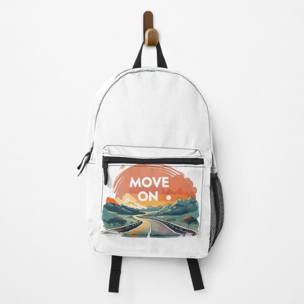 Item preview, Inspirational move on message on a road to new start designed and sold by TeeTokDesign.