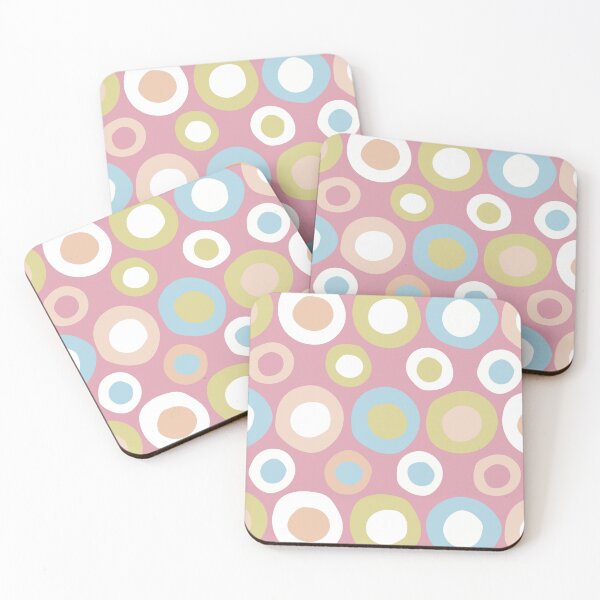Item preview, Happy Vibe Circles [pink] designed and sold by Aia UENO design.