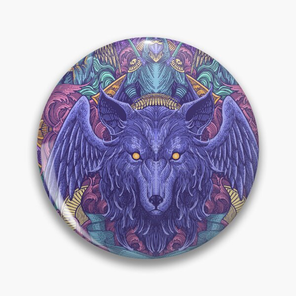 Item preview, Tamer Wolf Psychedelic Artwork designed and sold by WOLForDEER.
