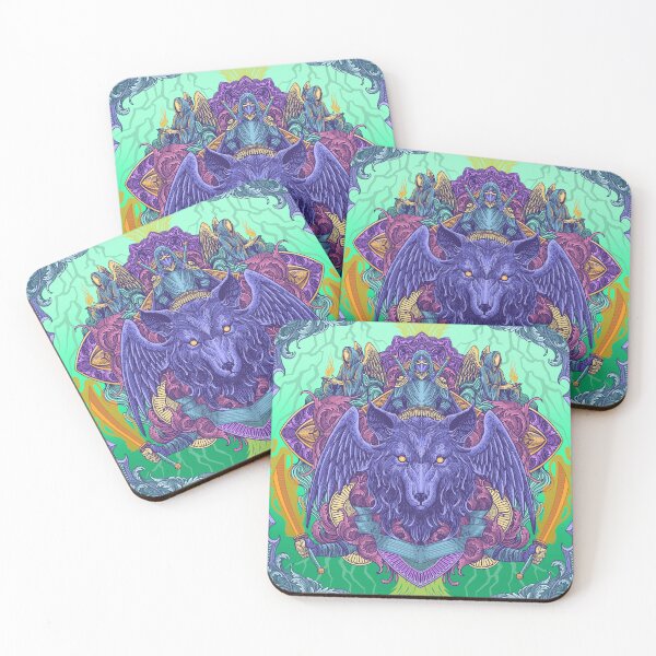 Item preview, Tamer Wolf Psychedelic Artwork designed and sold by WOLForDEER.