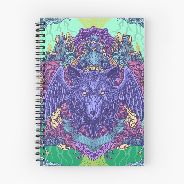 Item preview, Tamer Wolf Psychedelic Artwork designed and sold by WOLForDEER.