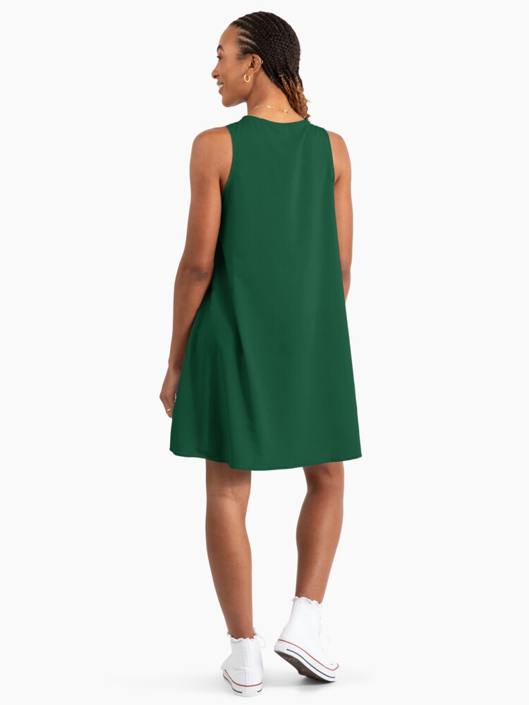 PLAIN SOLID BRITISH RACING GREEN - 100 SHADES OF GREEN ON OZCUSHIONS"  A-Line Dress for Sale by ozcushions | Redbubble