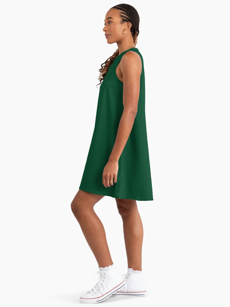 PLAIN SOLID BRITISH RACING GREEN - 100 SHADES OF GREEN ON OZCUSHIONS"  A-Line Dress for Sale by ozcushions | Redbubble