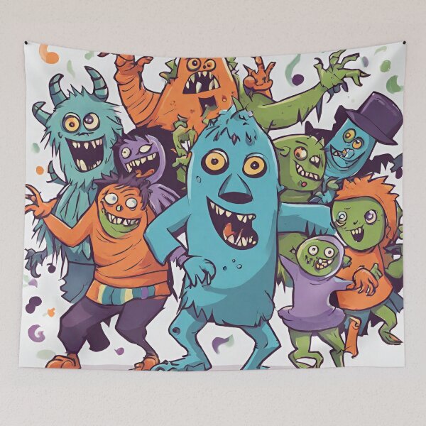 Item preview, Monster Mayhem designed and sold by cozycozyart.