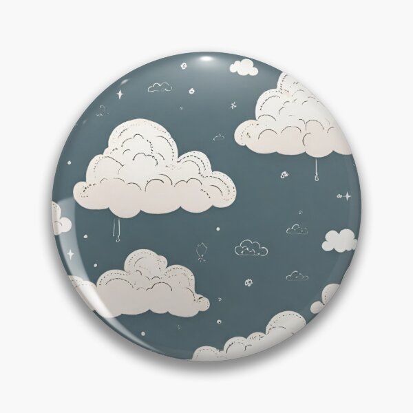 Item preview, Kawaii raincloud pattern  designed and sold by Boru-Atisuto.