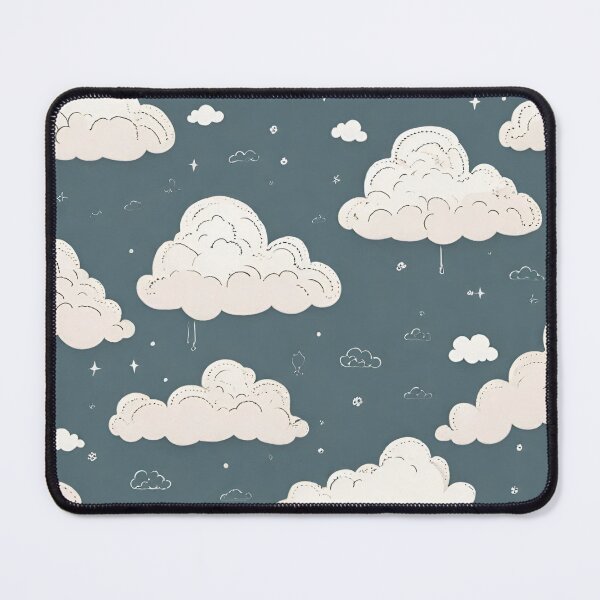Item preview, Kawaii raincloud pattern  designed and sold by Boru-Atisuto.