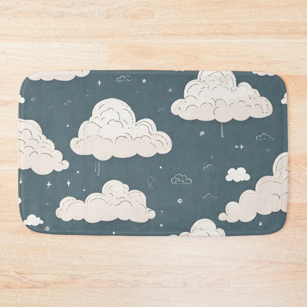Item preview, Kawaii raincloud pattern  designed and sold by Boru-Atisuto.