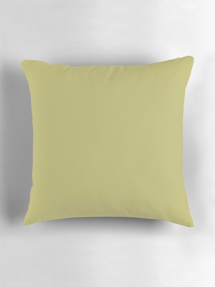 Thumbnail 3 of 4, Pillow, PLAIN Dark Khaki COLOR SOLID Dark Khaki designed and sold by ozcushions.