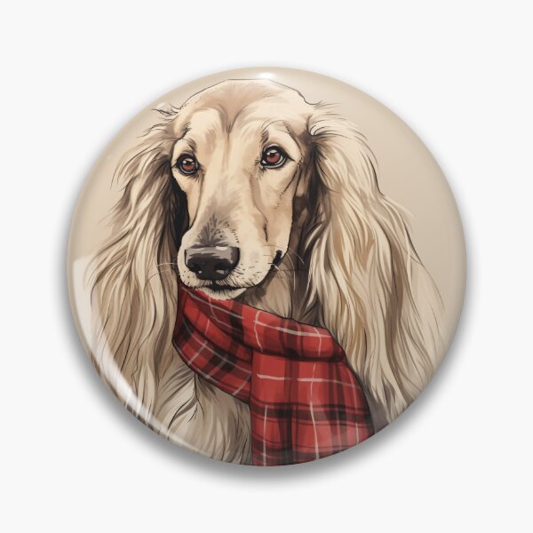 Artikelvorschau, Afghan Hound Christmas Plaid Watercolor entworfen und verkauft von rafaeltto.