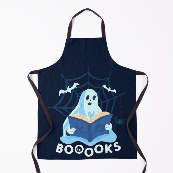 Item preview, Booooks - ghost reading a book halloween with spider web funny design for bookworms designed and sold by venomousvector.