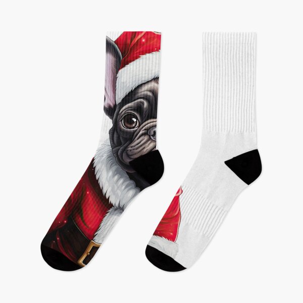Item preview, French Bulldog Santa Christmas Outfit designed and sold by jaredmcwhae.