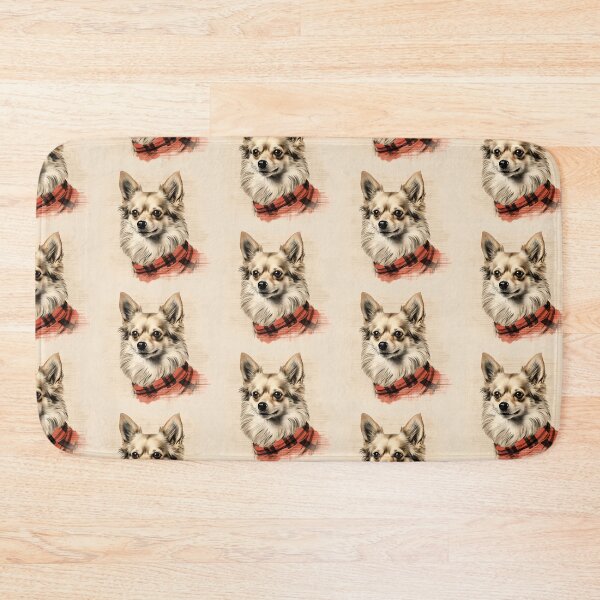 Item preview, Alaskan Klee Kai Christmas Plaid Watercolor designed and sold by rafaeltto.