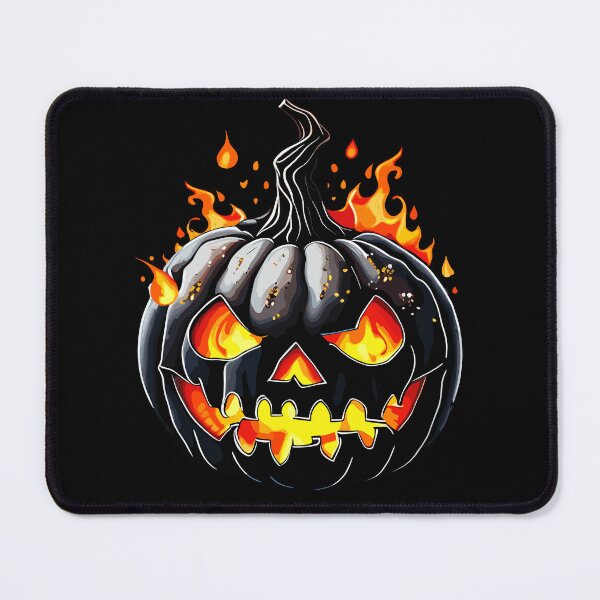 Item preview, Spooky Flaming Halloween Jack-o'-lantern designed and sold by CR-Studio.