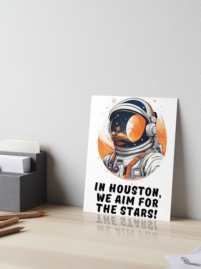 Houston - Space City! (dark on light) Art Print for Sale by T4Texas