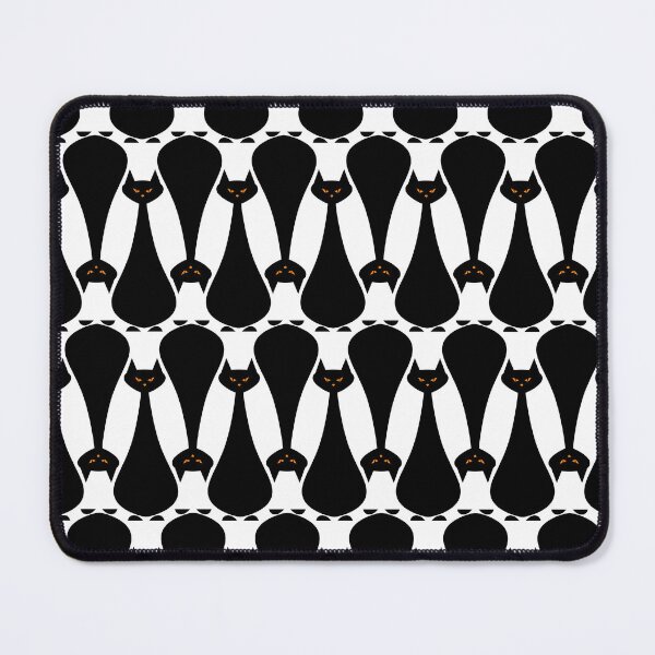 Item preview, Black Spooky Cats Pattern designed and sold by mrhighsky.