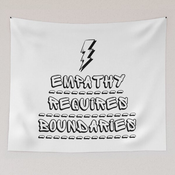 Item preview, Empathy Requires Boundaries designed and sold by Millusti.