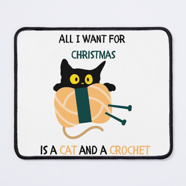 Item preview, All I want for Christmas is a Cat and a Crochet designed and sold by Coldhand34.