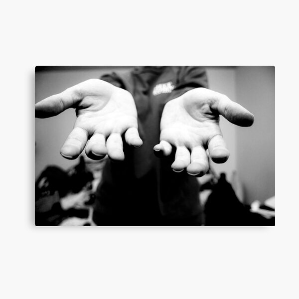The Hands That File Canvas Print