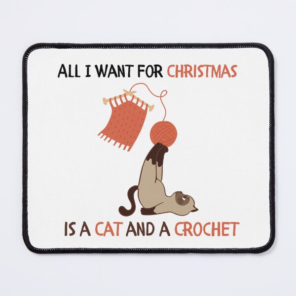 Item preview, All I want for Christmas is a Cat and a Crochet designed and sold by Coldhand34.
