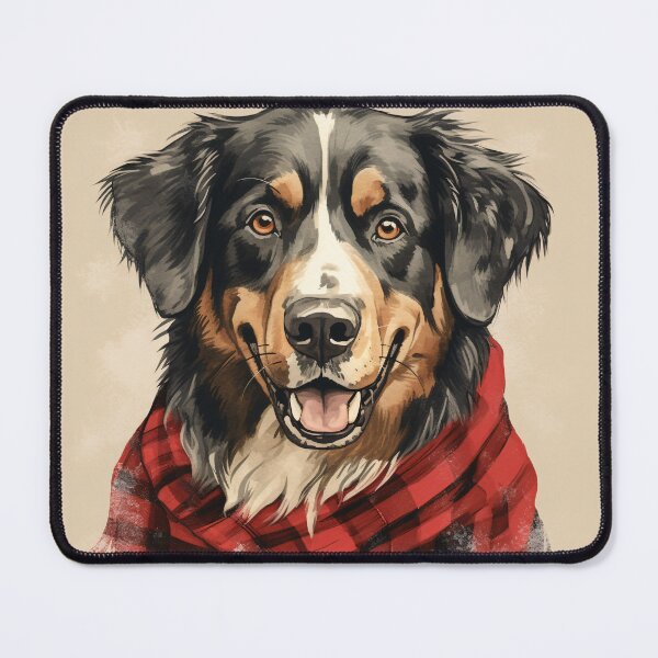 Item preview, Appenzeller Christmas Plaid Watercolor designed and sold by rafaeltto.