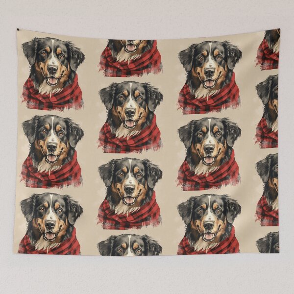 Item preview, Appenzeller Christmas Plaid Watercolor designed and sold by rafaeltto.