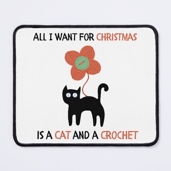 Item preview, All I want for Christmas is a Cat and a Crochet designed and sold by Coldhand34.