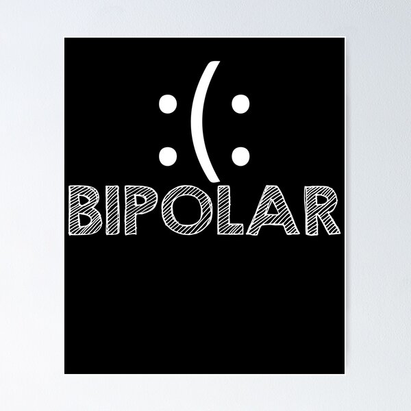 Item preview, Bipolar Disorder Awareness: Happy And Sad But Never Give Up designed and sold by BarrelLive.
