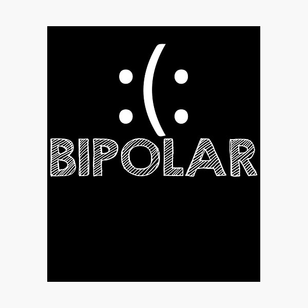 Item preview, Bipolar Disorder Awareness: Happy And Sad But Never Give Up designed and sold by BarrelLive.