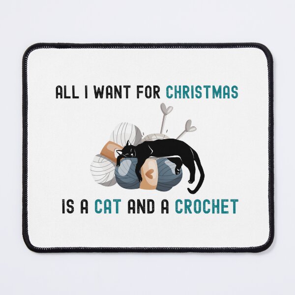 Item preview, All I want for Christmas is a Cat and a Crochet designed and sold by Coldhand34.