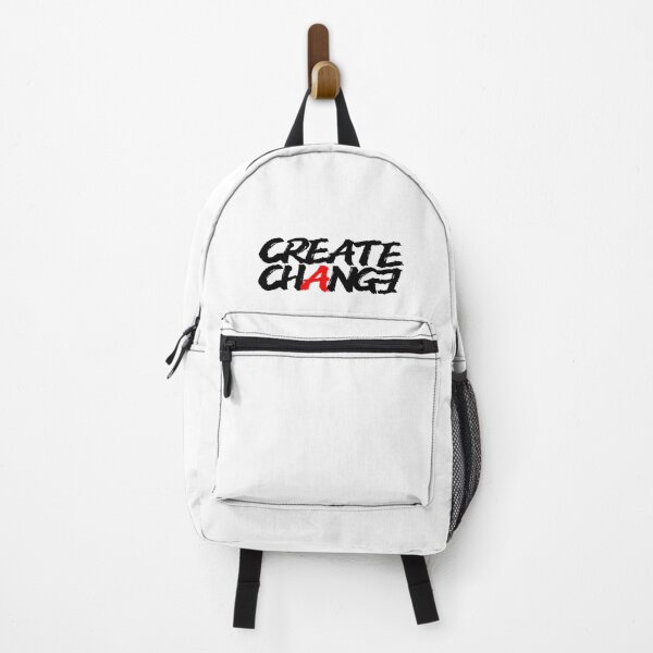 Item preview, "CREATE CHANGE" slogan handwriting text graphic designed and sold by BrotherQY.